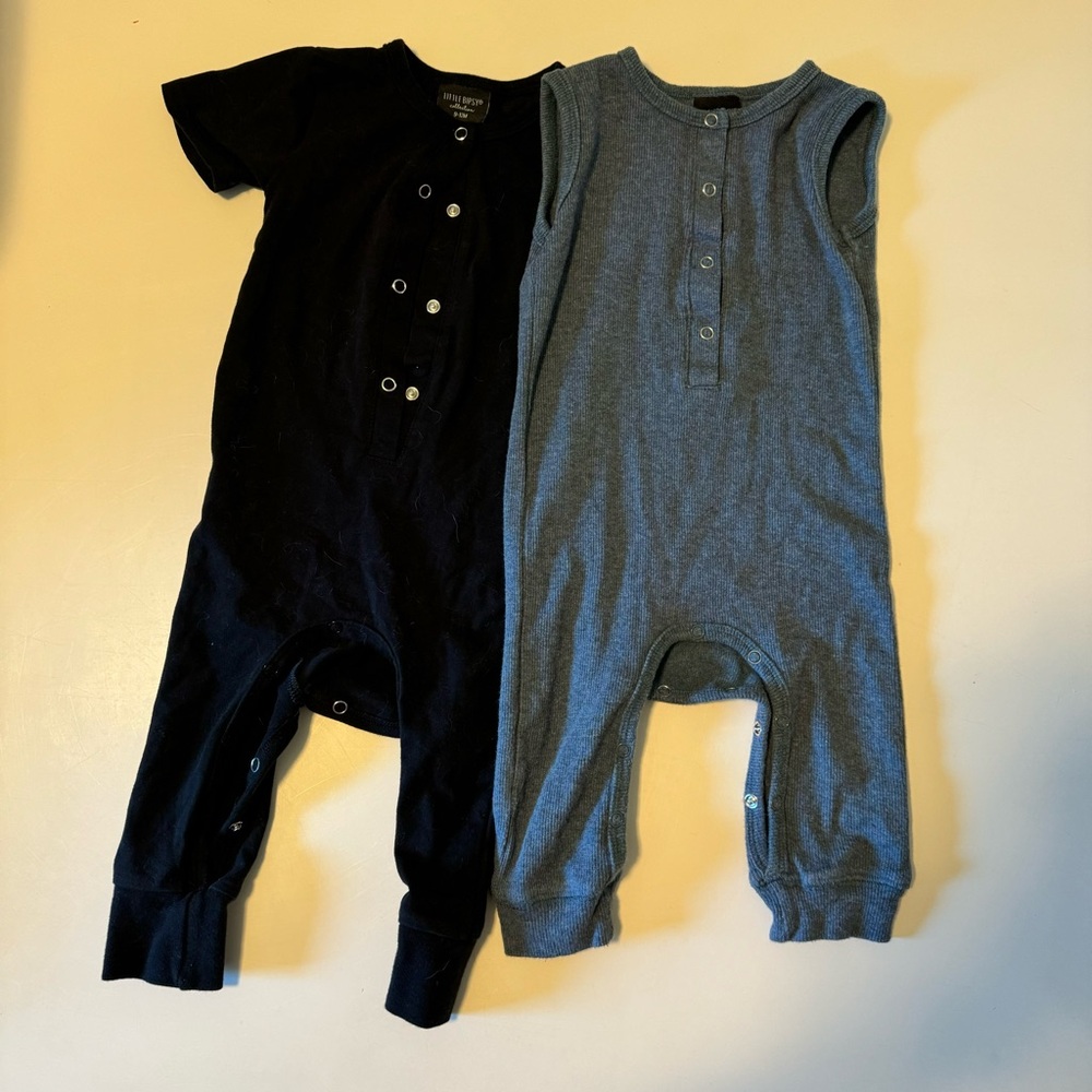 Little bipsy romper bundle 9-12 months